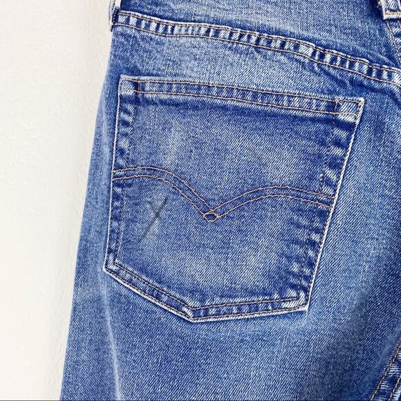 Levi's Made and Crafted Leather Embellished 501 Skinny Jeans - Picture 5 of 7